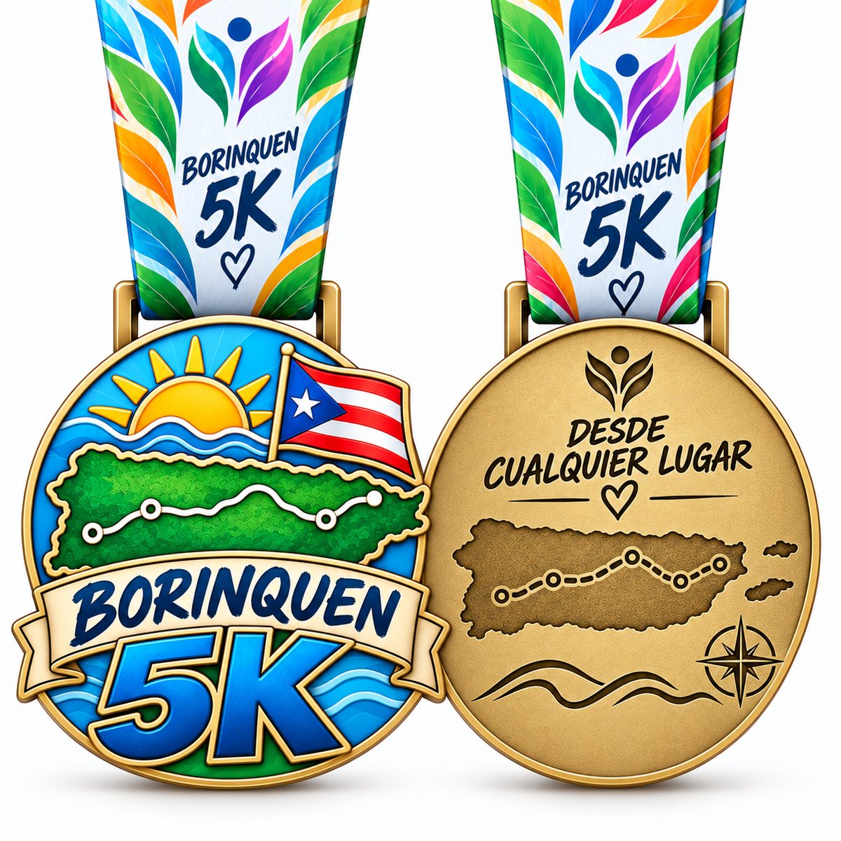 Medalla de Borinquen 5k - Correlo o Caminalo